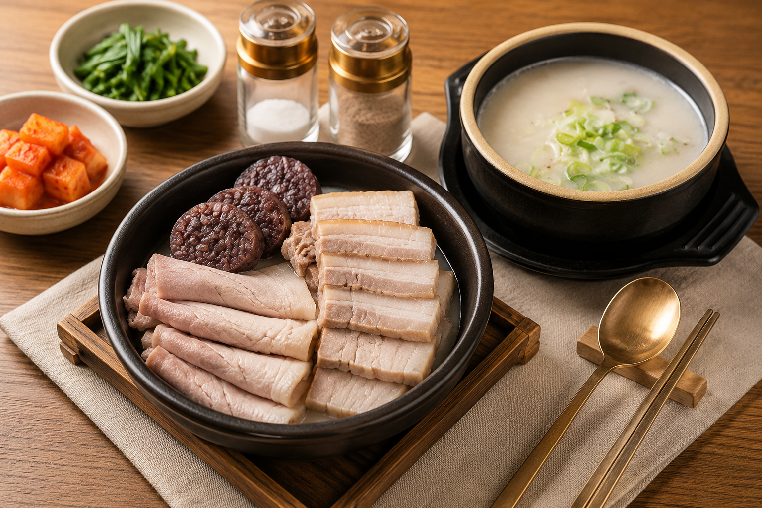 수육백반